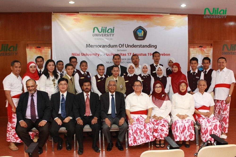 MoU Signing Ceremony Between Nilai University & Universitas 17 Agustus ...